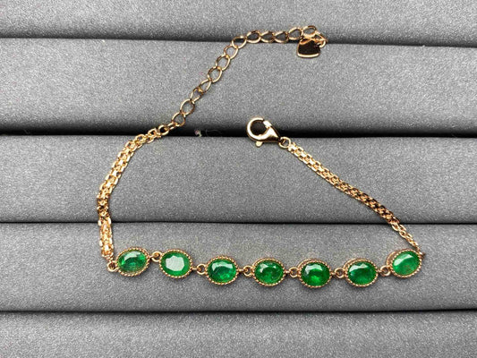 A1674 Emerald Bracelet