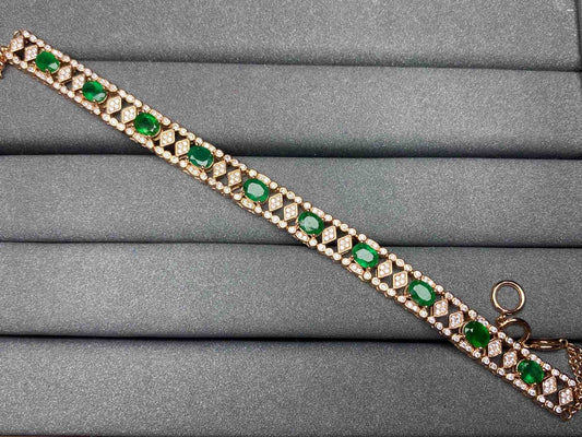 A1676 Emerald Bracelet