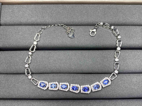 A1774 Cornflower Sapphire Bracelet