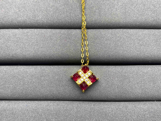 A1807 Ruby Necklace