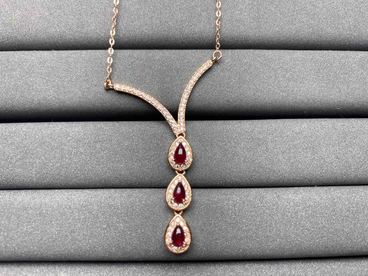 A1809 Ruby Necklace