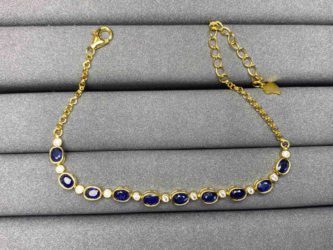 A1845 Blue Sapphire Bracelet