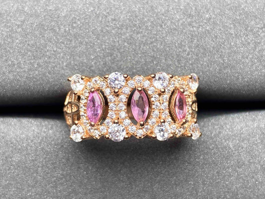 A190 Pink Sapphire Ring