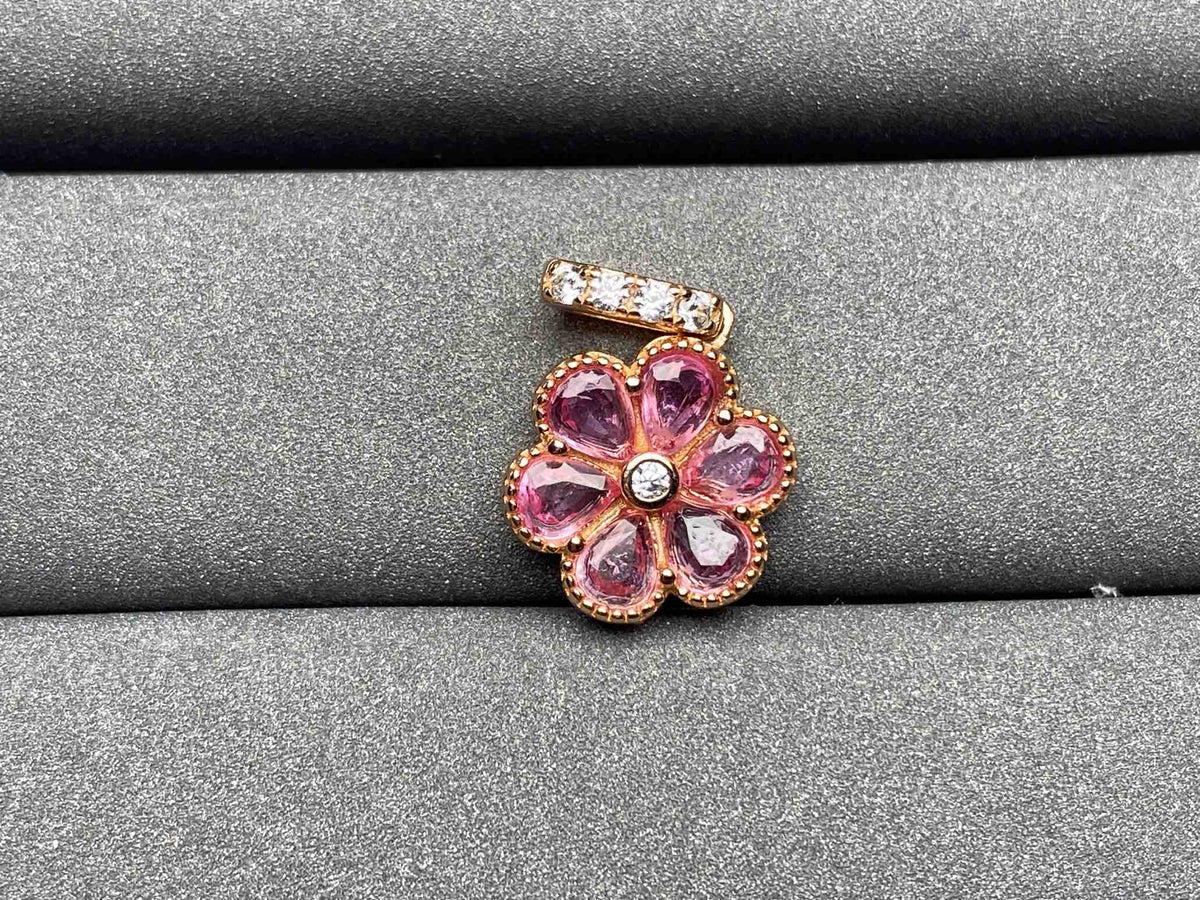 A199 Pink Sapphire Pendant