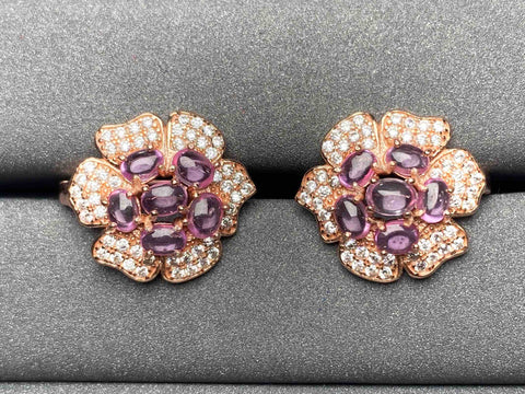 A2020 Pink Sapphire Earrings