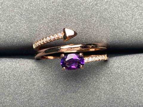 A2042 Amethyst Ring