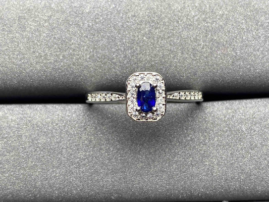 A207 Blue Sapphire Ring