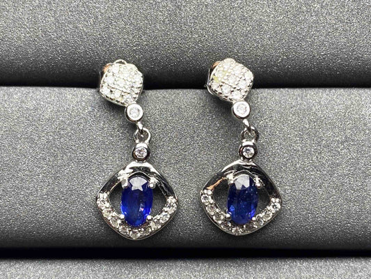 A208 Blue Sapphire Earrings