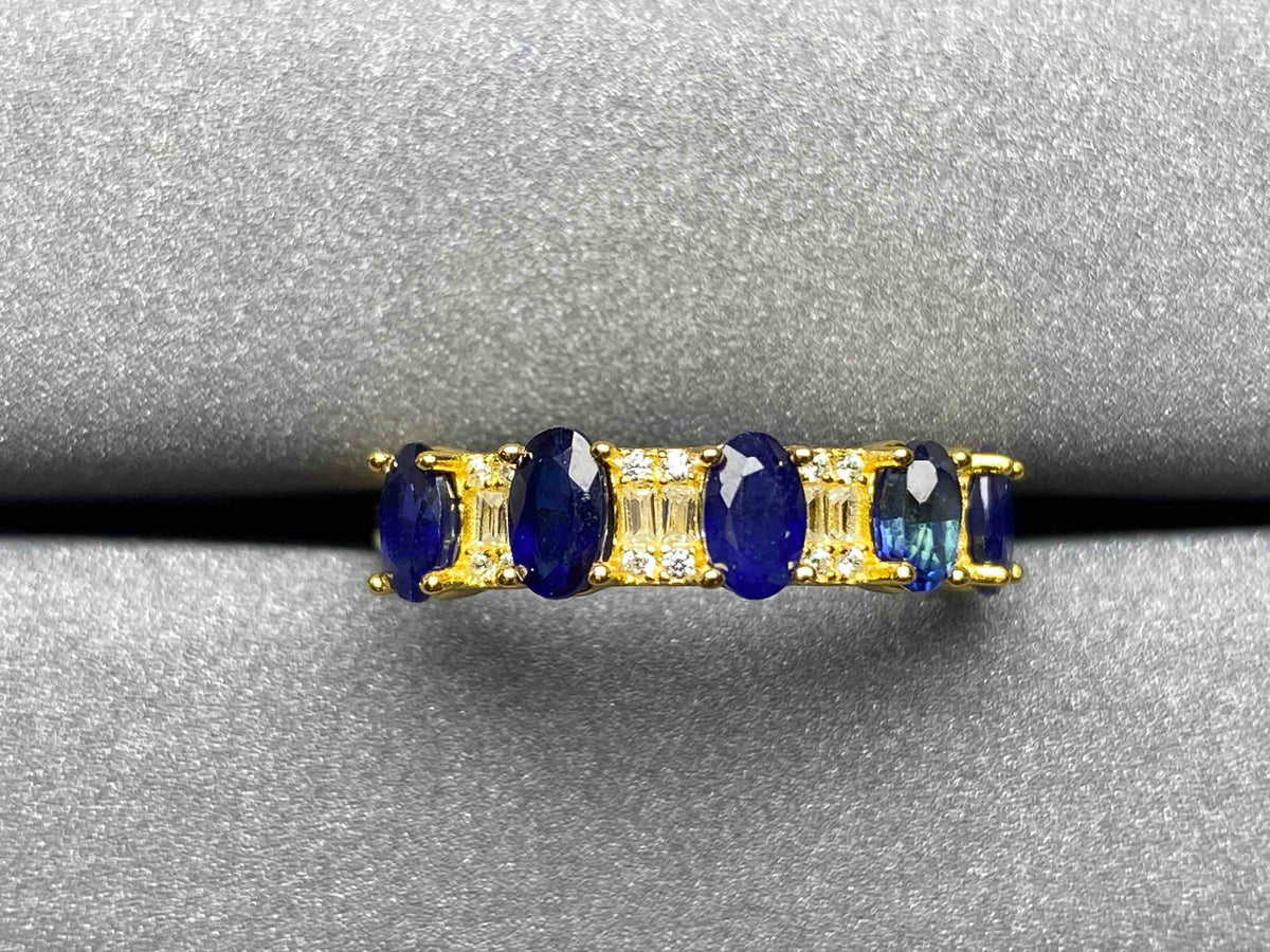 A226 Blue Sapphire Ring