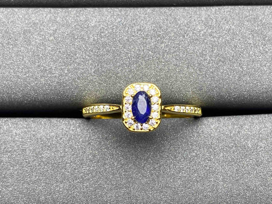 A232 Blue Sapphire Ring