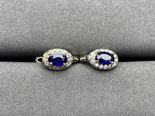 A250 Blue Sapphire Earrings