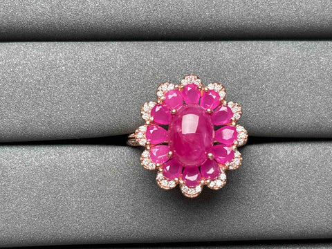 A2896 Pink Ruby Ring