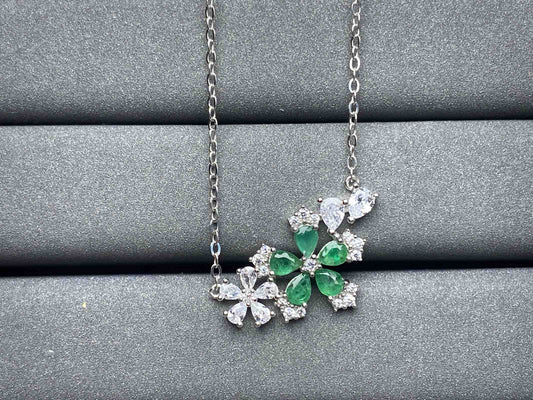 A3 Emerald Necklace