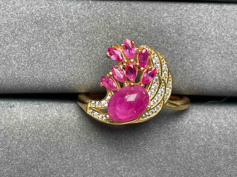 A3038 Pink Ruby Ring