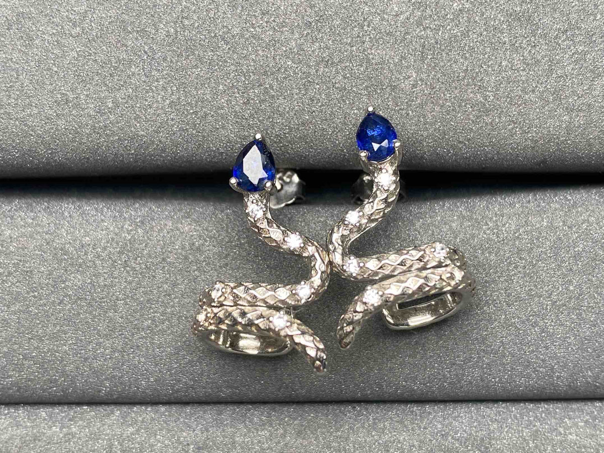 A3146 Blue Sapphire Earrings