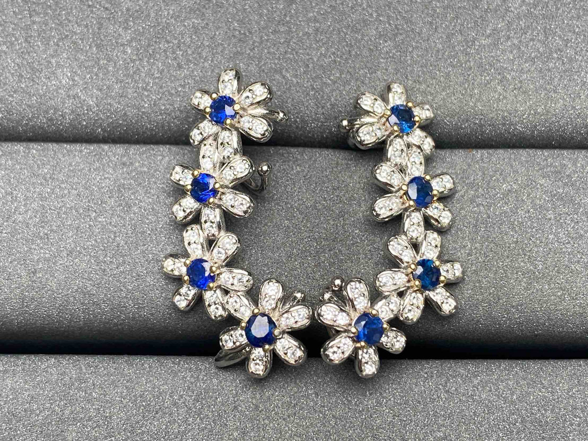 A3159 Blue Sapphire Earrings