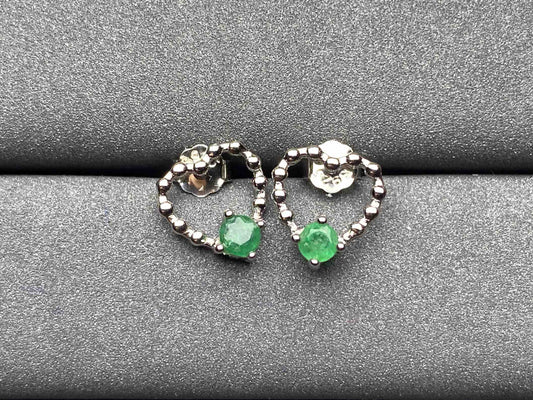 A324 Emerald Earrings