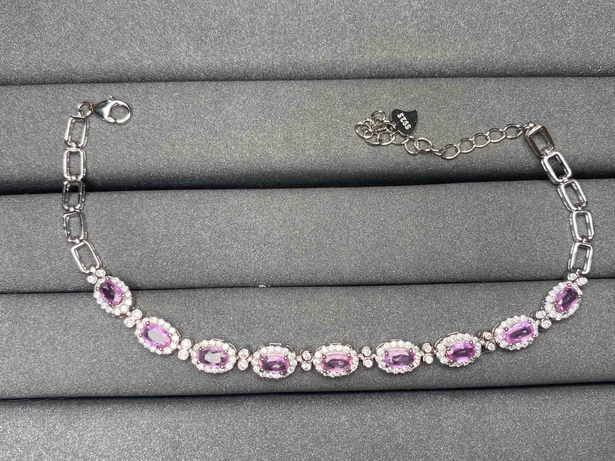 A3343 Pink Sapphire Bracelet