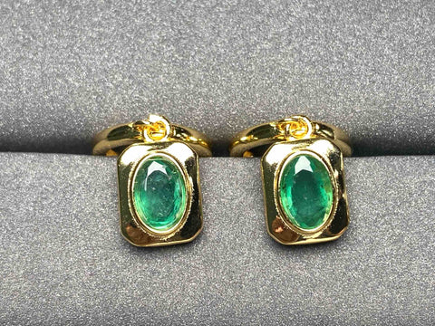 A3424 Emerald Earrings