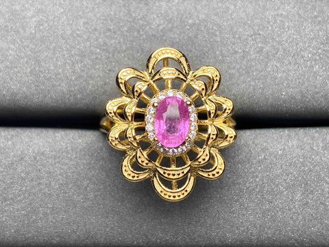 A3555 Pink Sapphire Ring