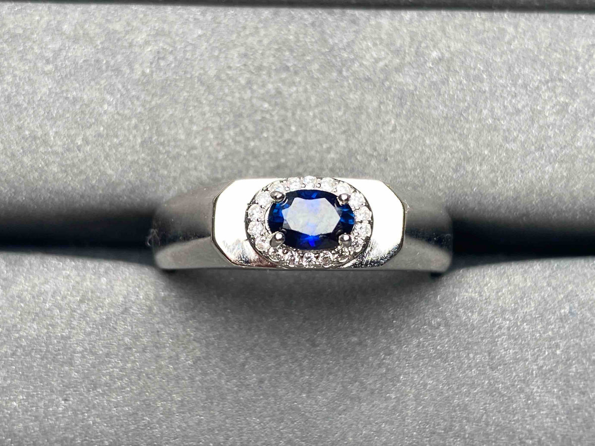 A3577 Blue Sapphire Ring