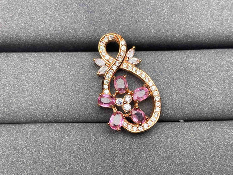 A364 Pink Sapphire Pendant