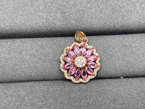 A365 Pink Sapphire Pendant