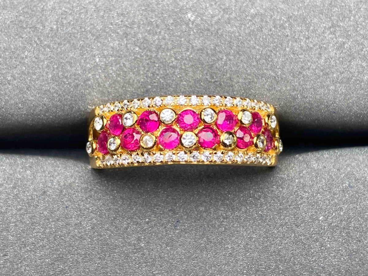 A3727 Pink Ruby Ring