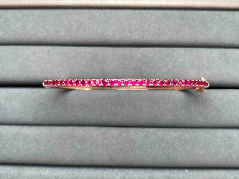 A3974 Pink Ruby Bangle