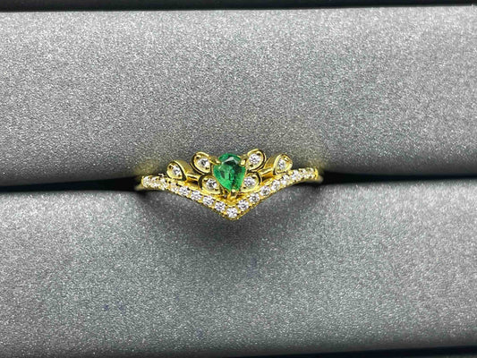 A414 Emerald Ring