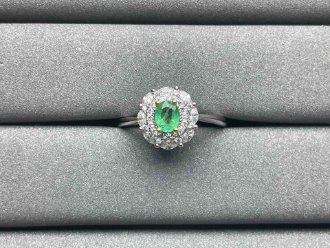 A417 Emerald Ring