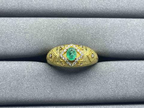 A443 Emerald Ring