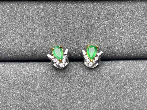 A44 Emerald Earrings