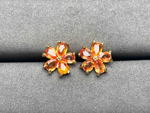 A4577 Yellow Sapphire Earrings