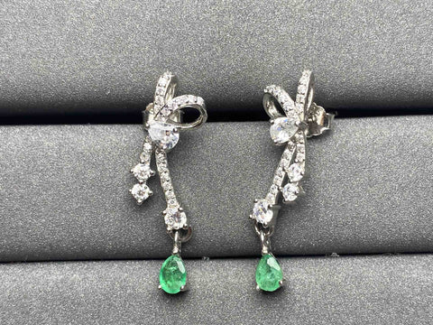 A45 Emerald Earrings