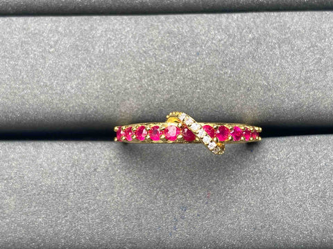 A4787 Pink Ruby Ring