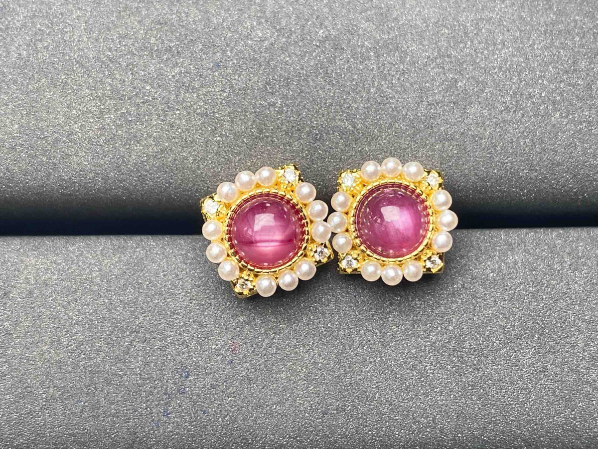 A4830 Ruby Earrings