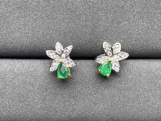 A51 Emerald Earrings
