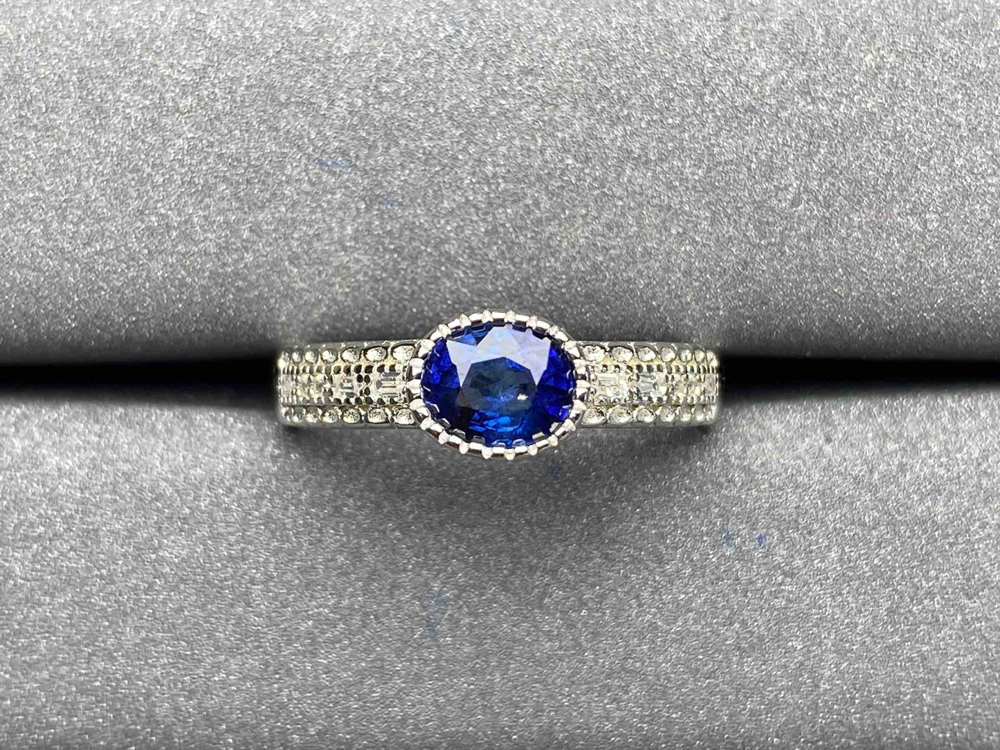 A544 Blue Sapphire Ring