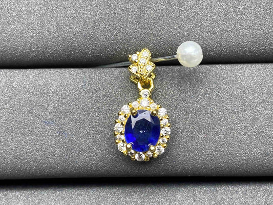 A545 Blue Sapphire Pendant