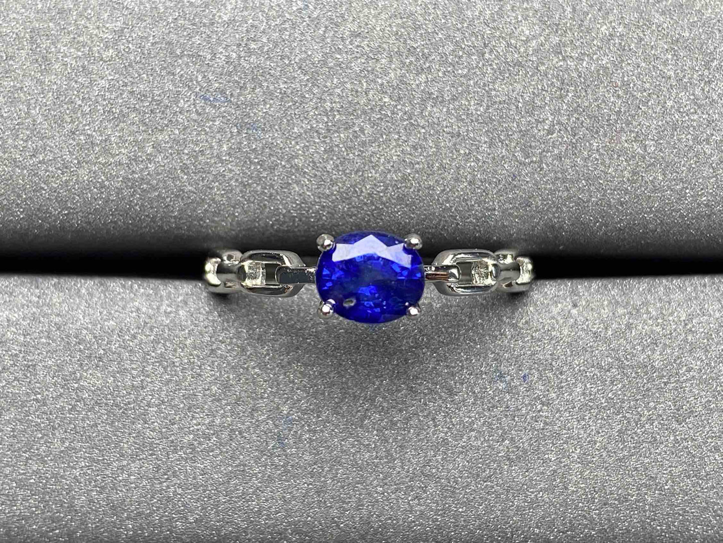 A546 Blue Sapphire Ring