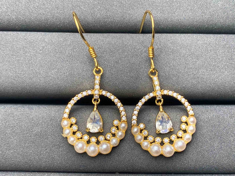 A5463 Moonstone Earrings