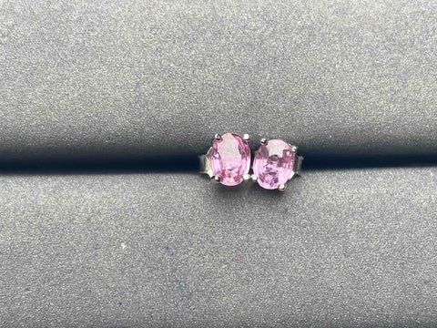 A5539 Pink Sapphire Earrings