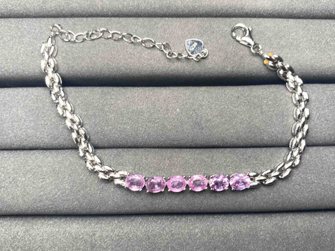 A5542 Pink Sapphire Bracelet