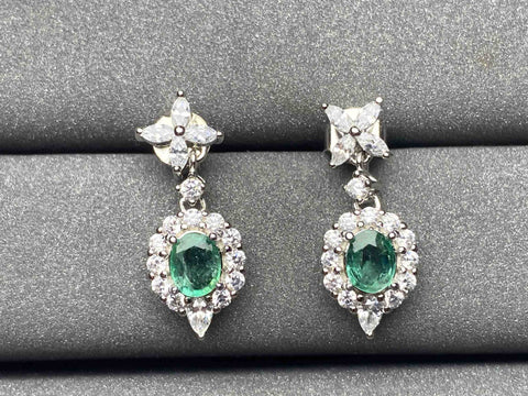 A56 Emerald Earrings