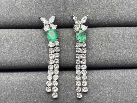 A57 Emerald Earrings