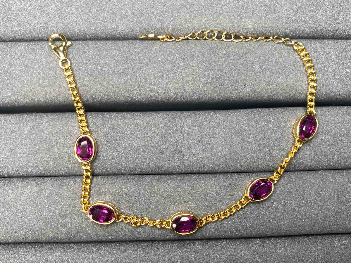 A5850 Garnet Bracelet