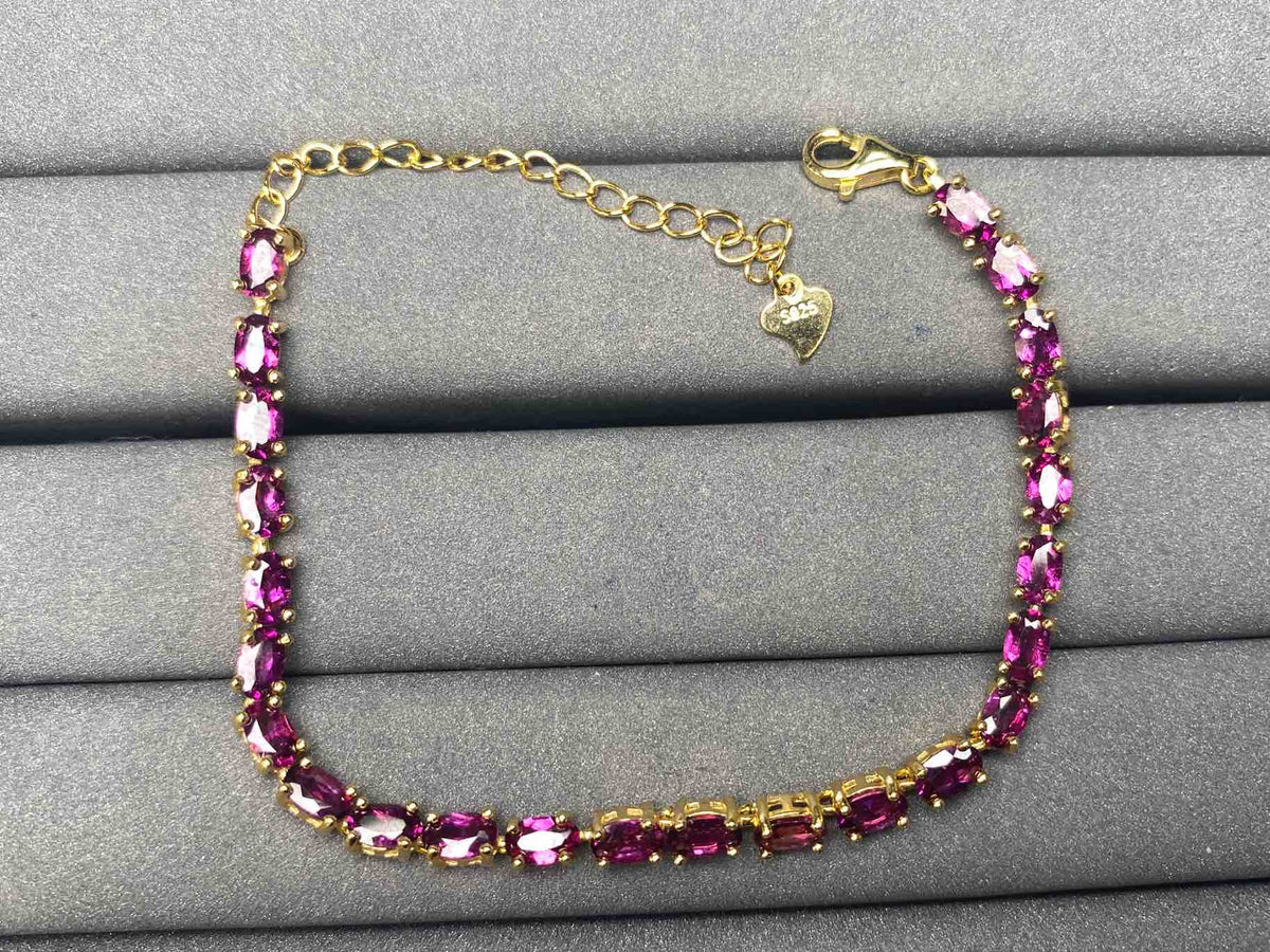 A5860 Garnet Bracelet