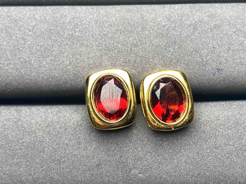 A5908 Garnet Earrings