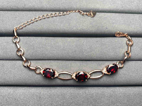 A5934 Garnet Bracelet